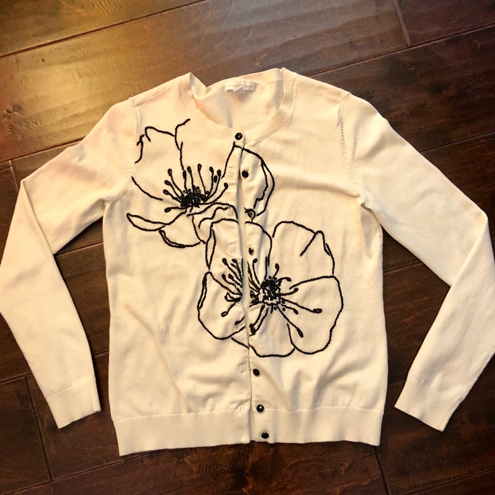 Embroidered Cardigan